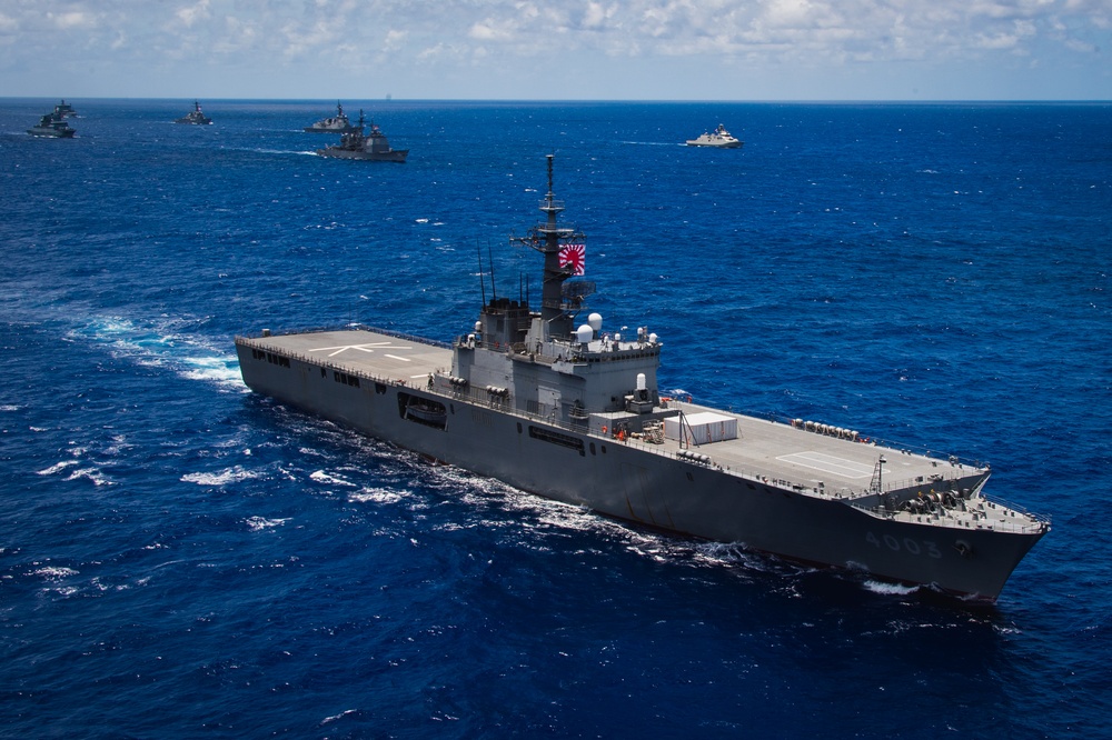 JS Kunisaki Sails During RIMPAC 2024