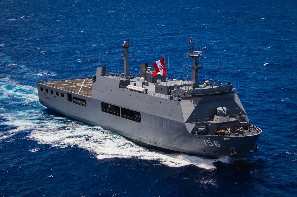 BAP Pisco Sails During RIMPAC 2024