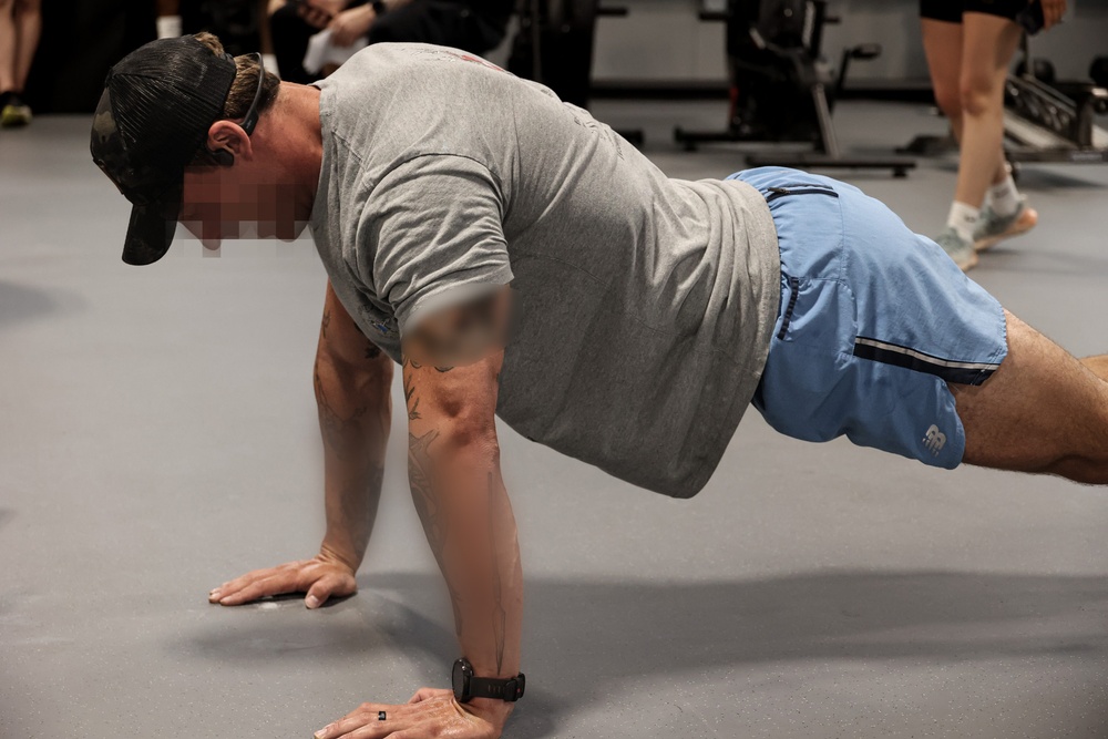 10th SFG(A) Soldier executes pushups as part of &quot;The Murph&quot; challenge