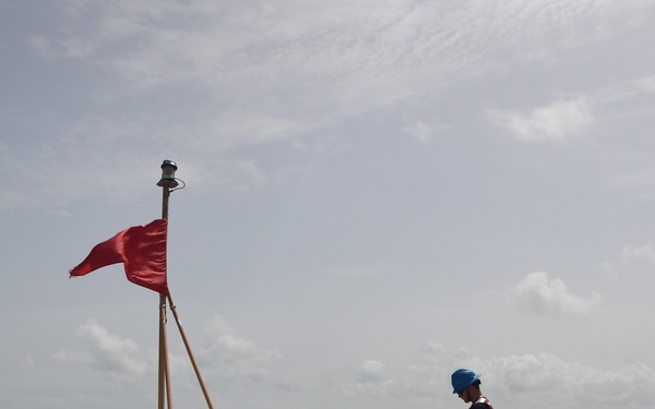 Coast Guard Cutter Stone transits toward Guantánamo Bay, Cuba