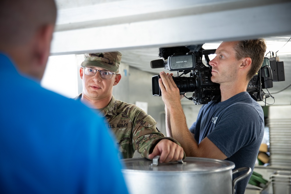 Iowa media visits Soldiers at XCTC