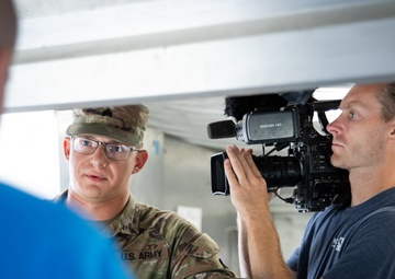 Iowa media visits Soldiers at XCTC