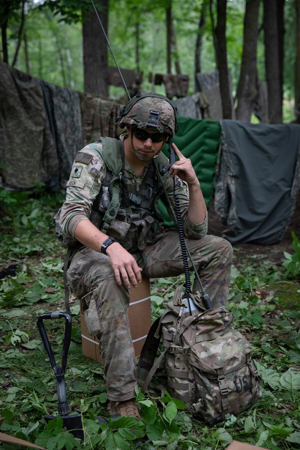 Iowa Soldiers conduct field exercises at XCTC 2024