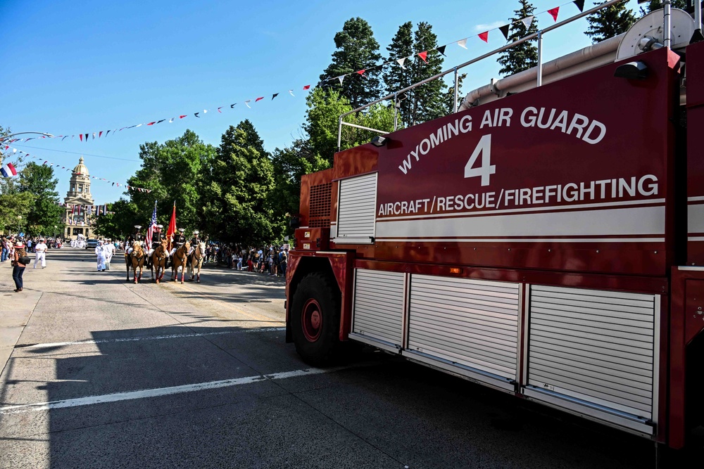 Wyoming National Guard participates in Cheyenne Frontier Days