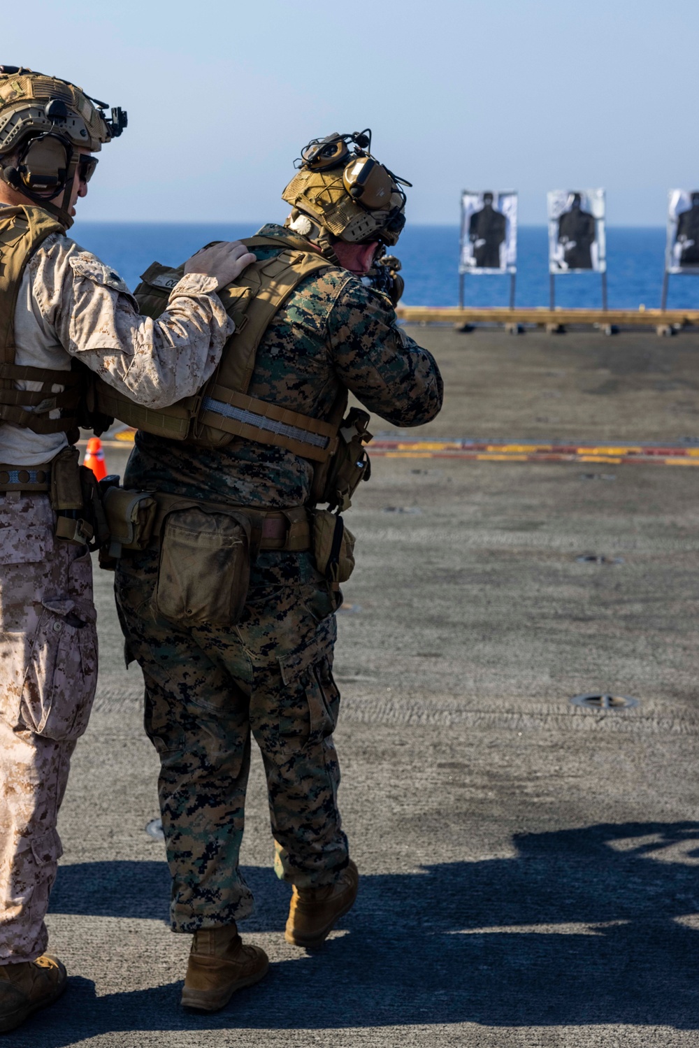 BLT 1/8, 24th MEU (SOC) Deck Shoot on USS Wasp (LHD 1)