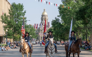 Wyoming National Guard members participate in Cheyenne Frontier Days