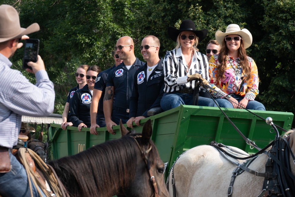 Wyoming National Guard members participate in Cheyenne Frontier Days