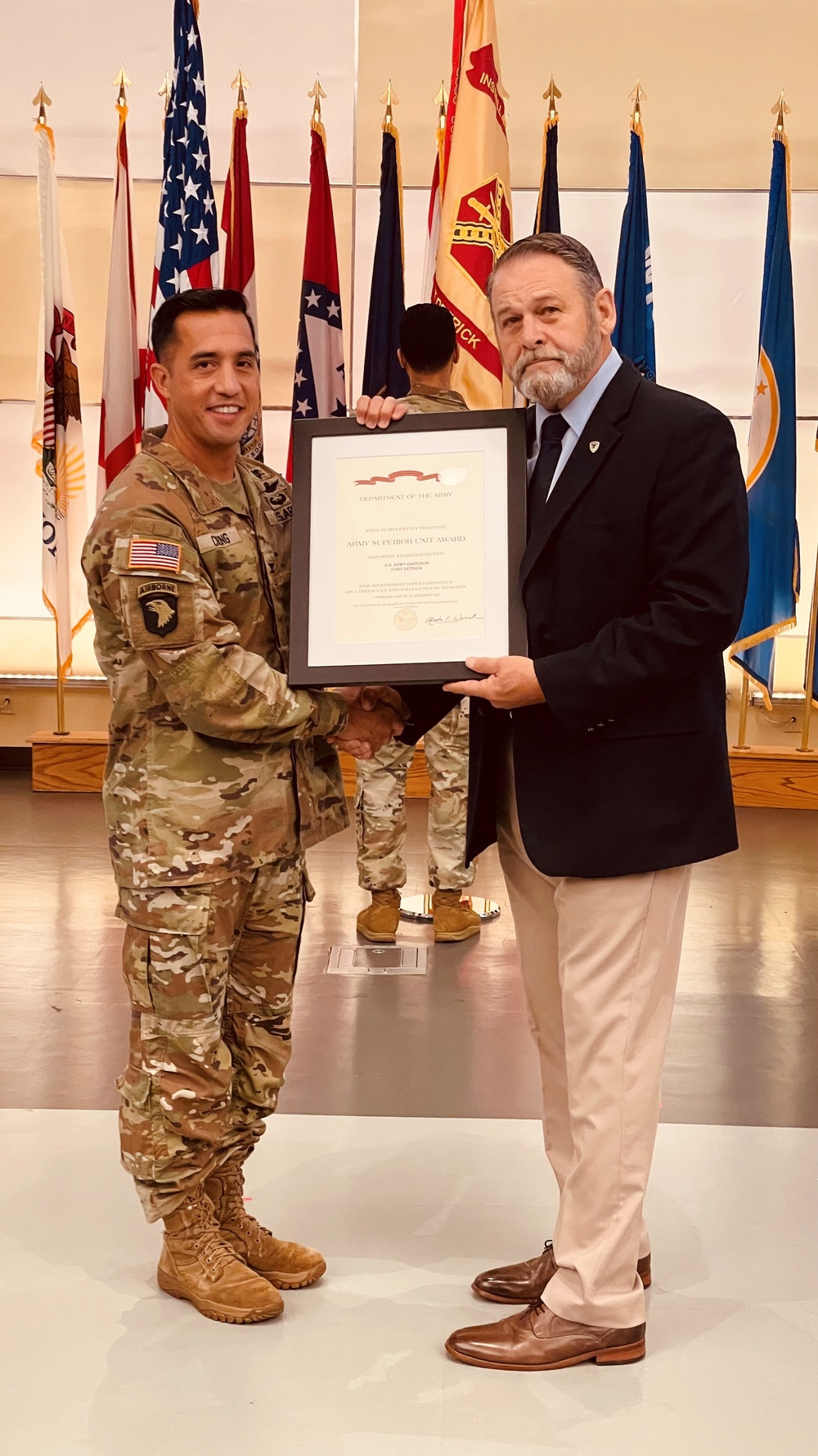 Fort Detrick Earns Army Superior Unit Award