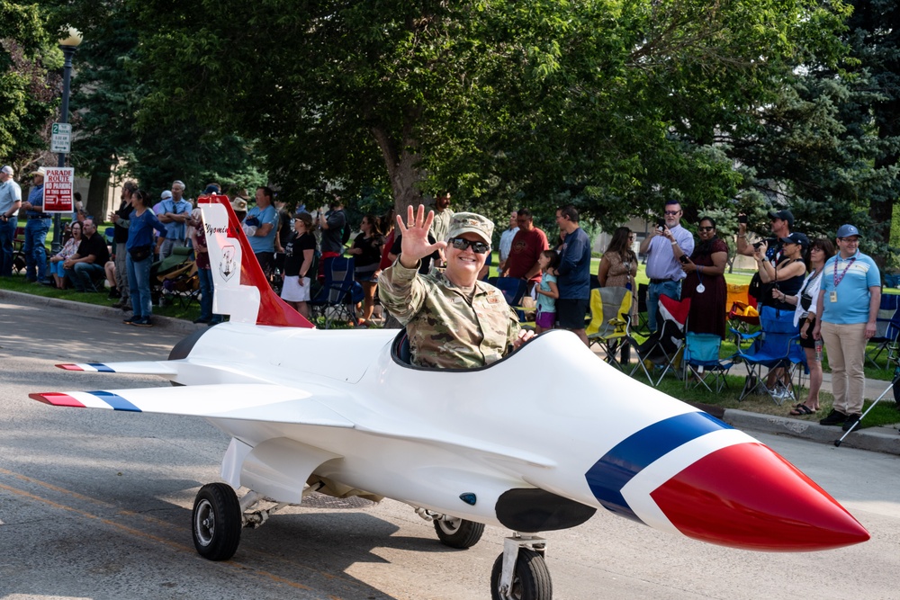 Wyoming National Guard members participate in Cheyenne Frontier Days