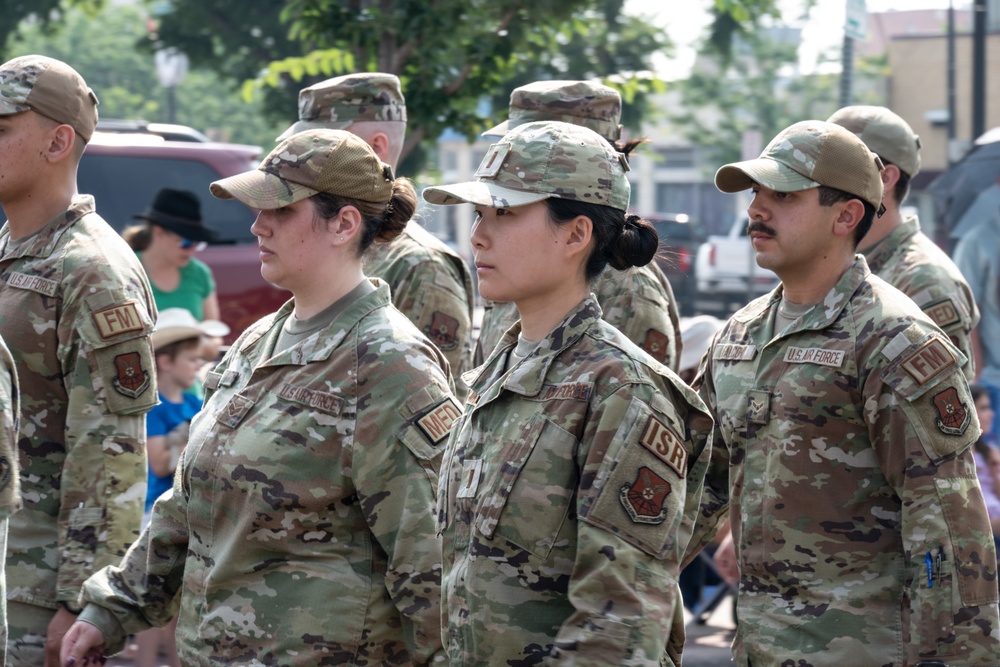 Wyoming National Guard members participate in Cheyenne Frontier Days