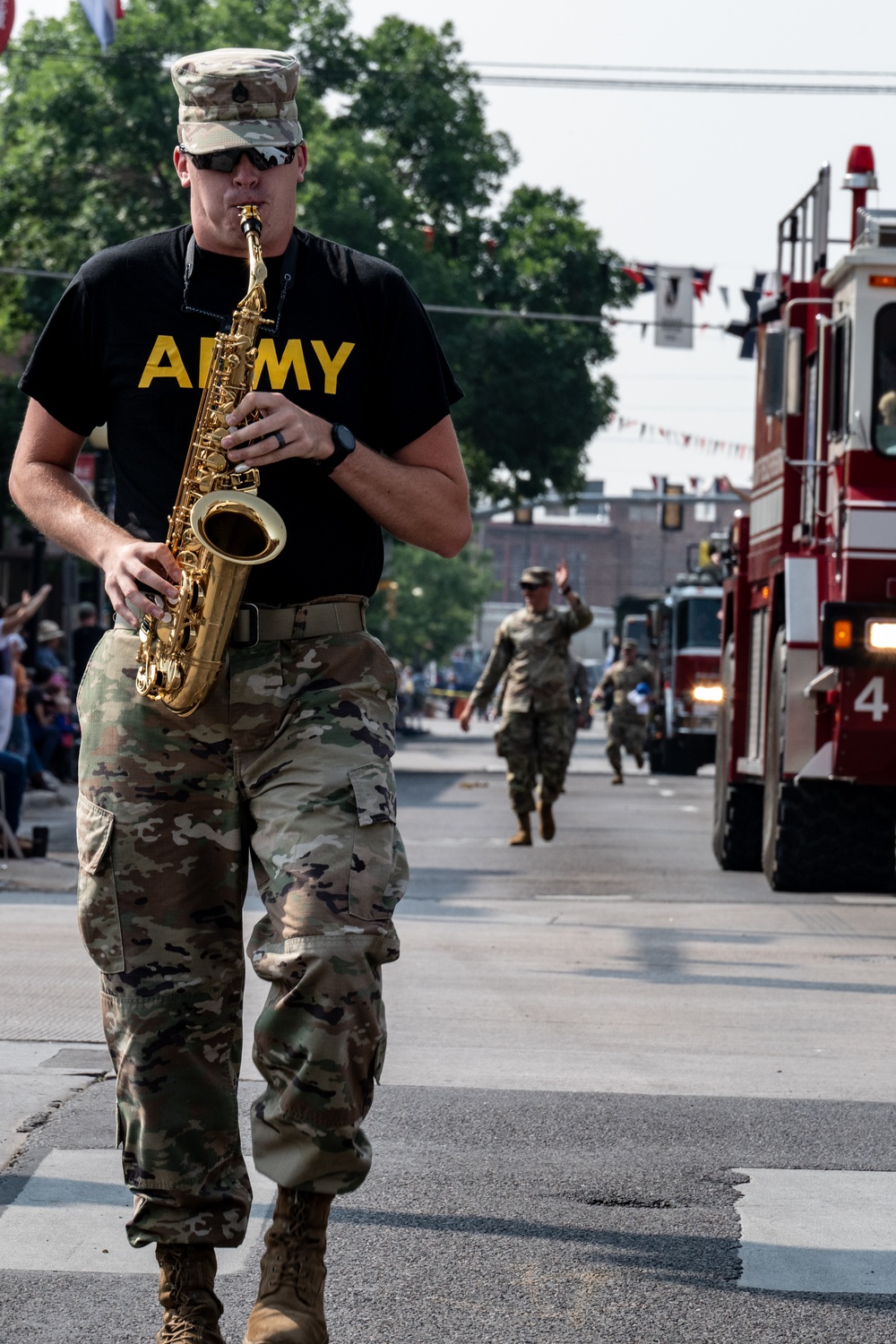 Wyoming National Guard members participate in Cheyenne Frontier Days