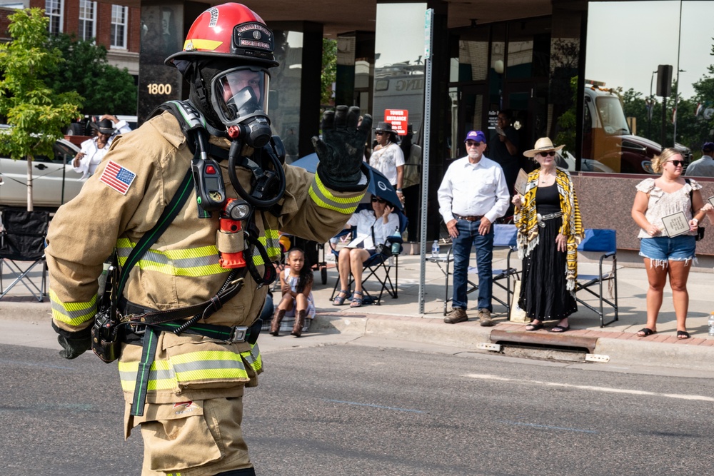 Wyoming National Guard members participate in Cheyenne Frontier Days