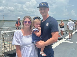 Coast Guard Cutter Stone returns home to North Charleston, South Carolina