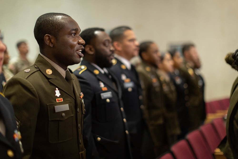 Soldiers inducted into NCO Corps at Walter Reed