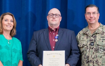 Three NUWC Division Newport leaders earn DON Meritorious Civilian Service Award