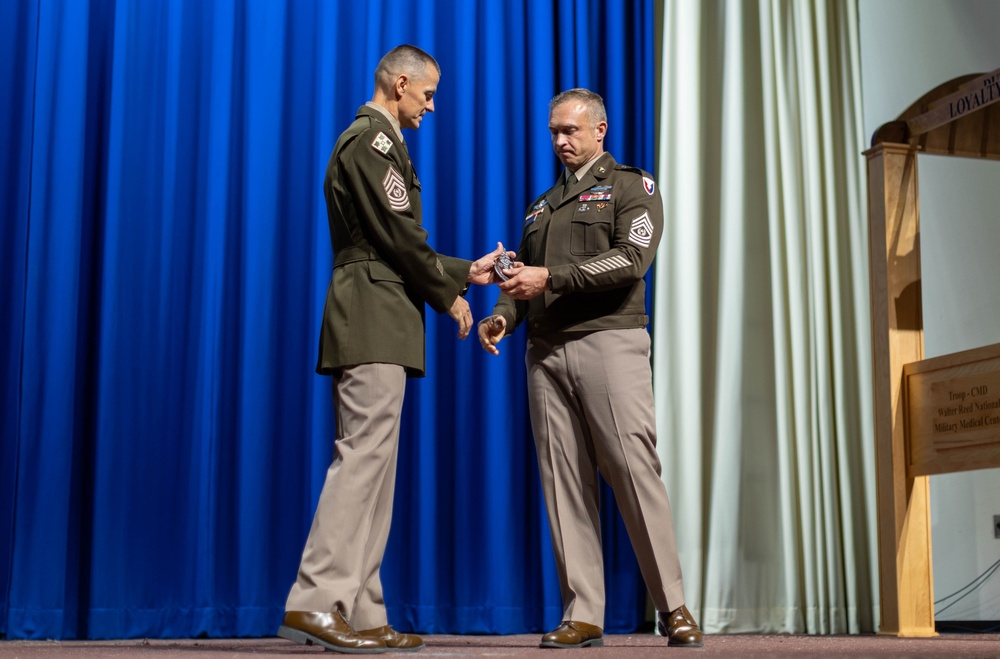 Soldiers inducted into NCO Corps at Walter Reed