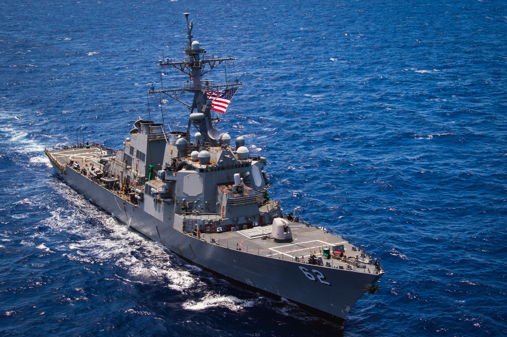 USS Fitzgerald Sails During RIMPAC 2024