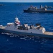 HNLMS Tromp sails in formation during RIMPAC 2024