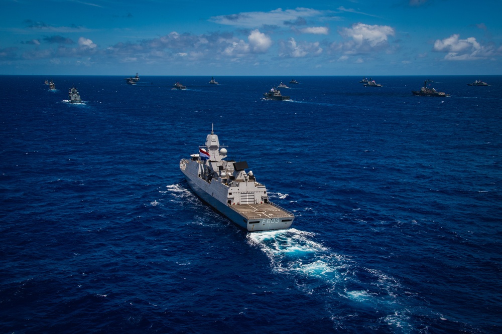 HNLMS Tromp Sails During RIMPAC 2024