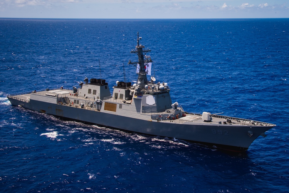 ROKS Yulgok Yi I Sails During RIMPAC 2024