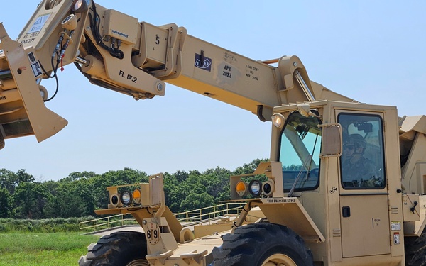 266th Ordinance Company sets up Area of Operations