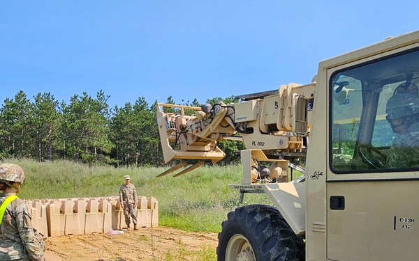 266th Ordinance Company sets up Area of Operations