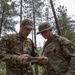 Col. Brent Dishman checks map with Staff Sgt. Zachary Mills