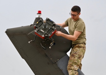 UH-60 Black Hawk Helicopter is transported to BEST Program