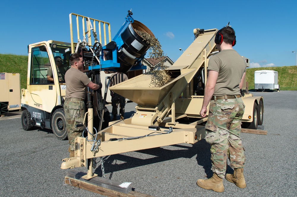 AFCEC, regional solid waste and recycling managers visit Dover AFB