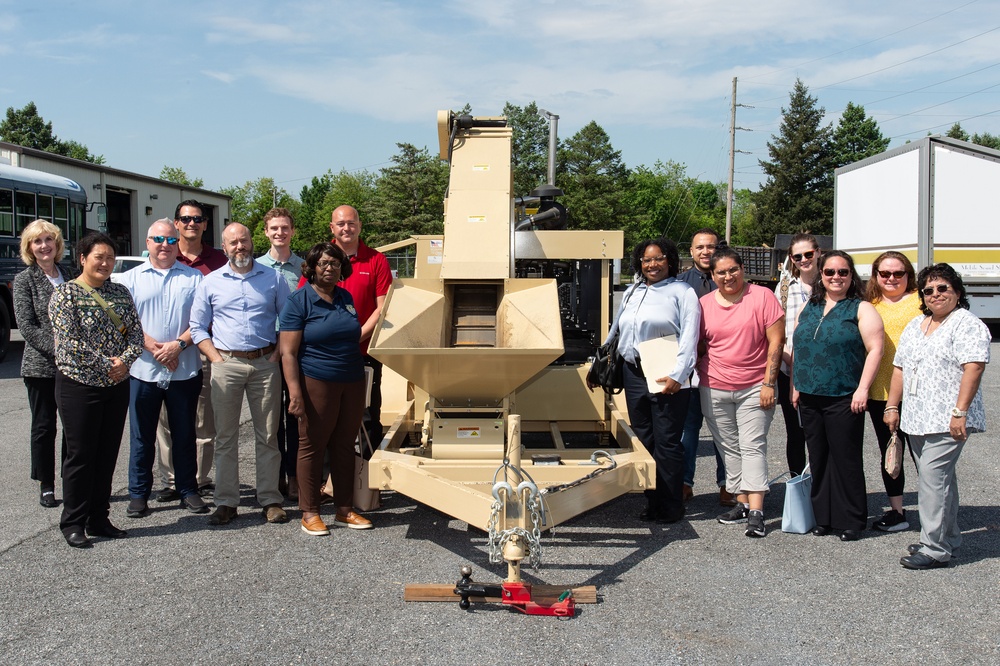 AFCEC, regional solid waste and recycling managers visit Dover AFB