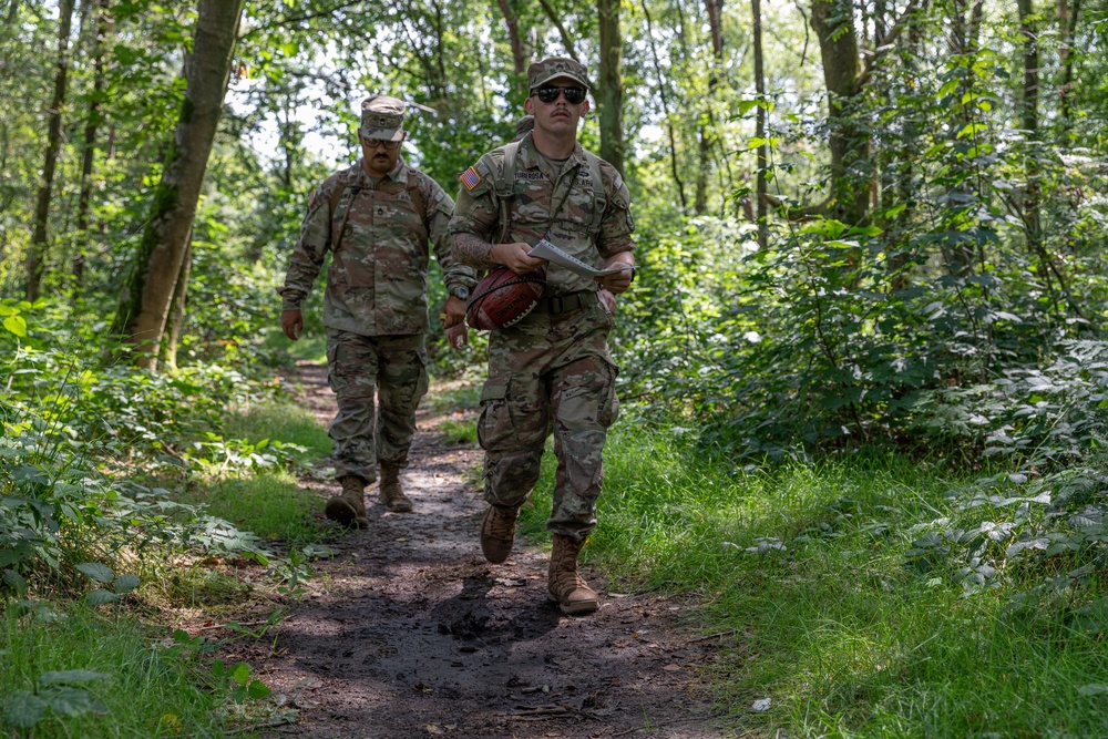 Sgt. Trenton Tuberosa leads his team