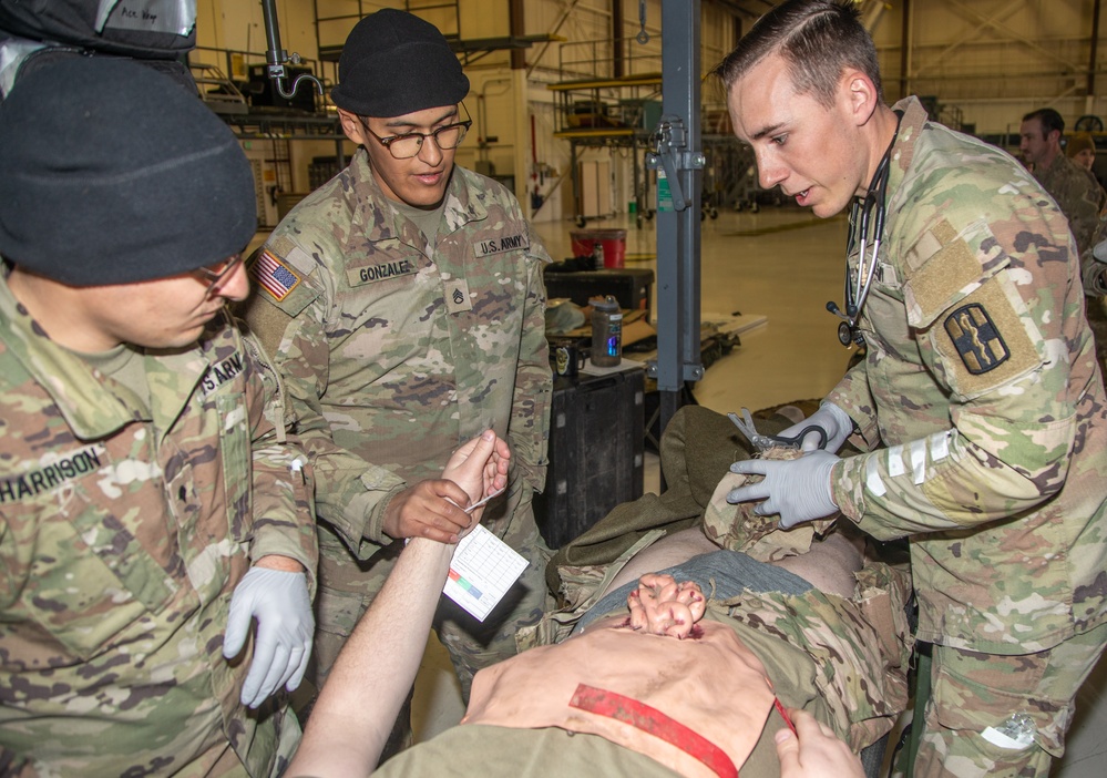 4th Combat Aviation Medivac Training