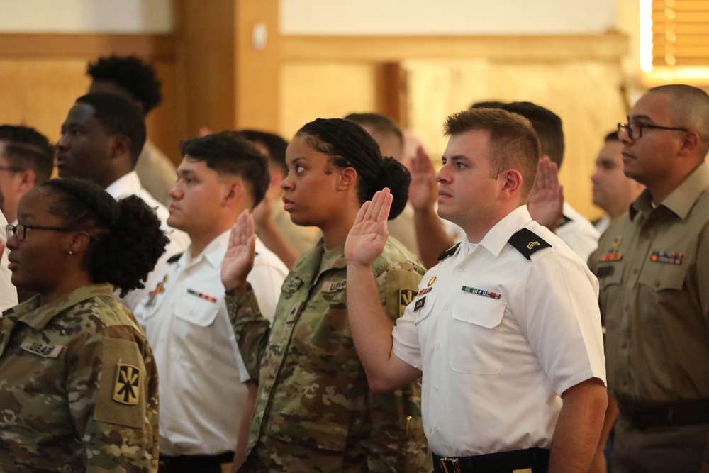 11th ADA inducts 24 Soldiers into NCO Corps during ceremony