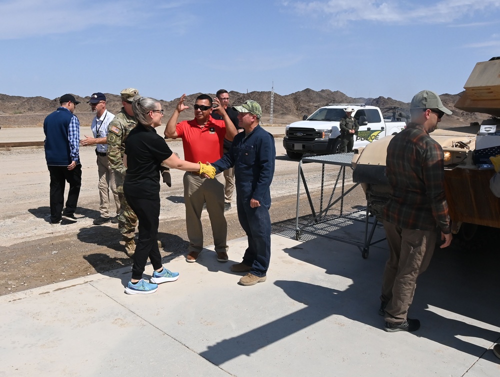 Arizona Governor visits Yuma Proving Ground