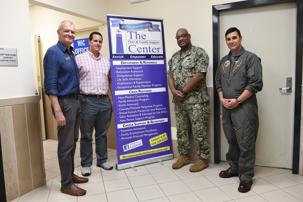 U.S. Naval Forces Europe-Africa Acting Deputy Commander Visits NSA Naples