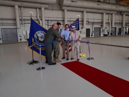 Naval Air Station Lemoore Holds Ribbon Cutting Ceremony for New Aircraft Hangar