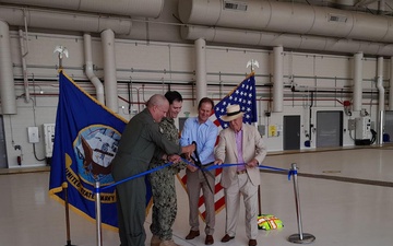 Naval Air Station Lemoore Holds Ribbon Cutting Ceremony for New Aircraft Hangar