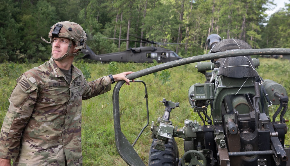 XCTC Artillery and Aviation Team Up