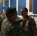 Airforce Captain is Awarded the Seabee Combat Warfare Specialist Pin