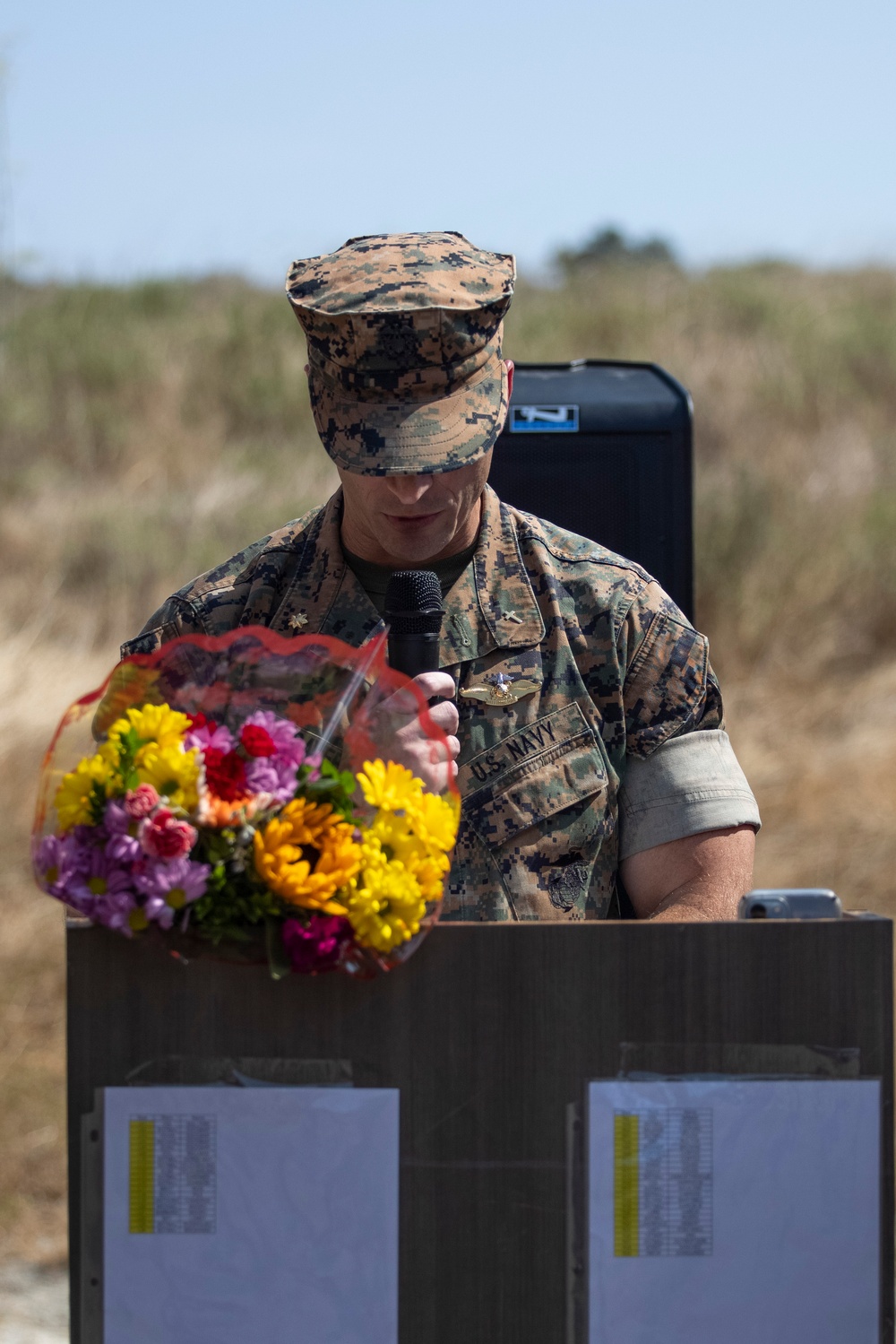 1st Marine Regiment holds relief, appointment ceremony