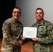 Airforce Captain is Awarded the Seabee Combat Warfare Specialist Pin