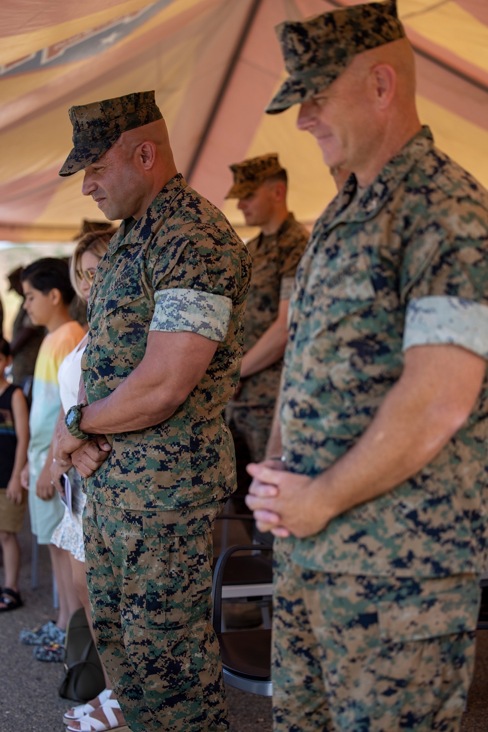 1st Marine Regiment holds relief, appointment ceremony