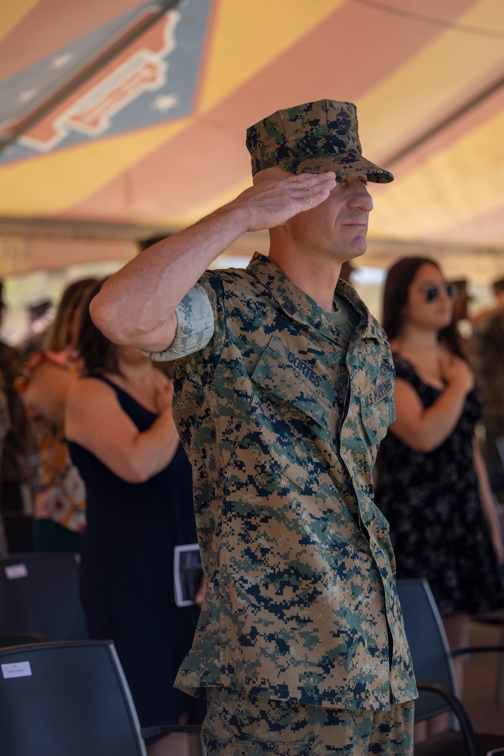 1st Marine Regiment holds relief, appointment ceremony