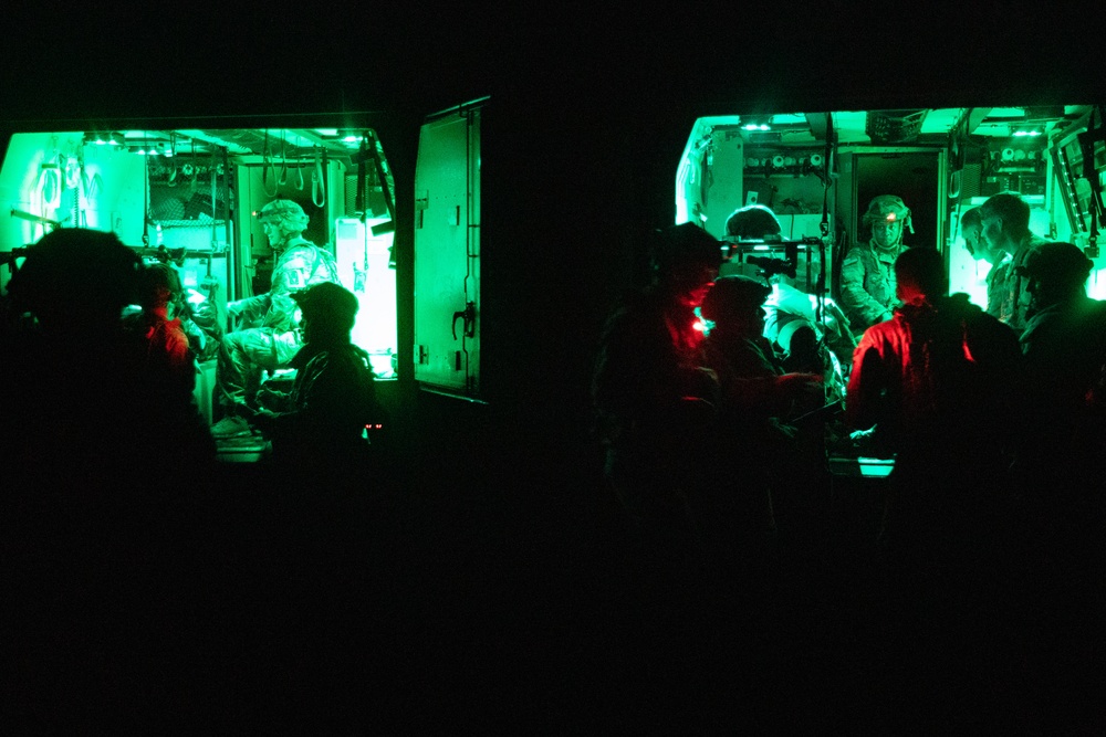 Florida Army National Guard Soldiers Participate in Night Mass Casualty Exercise