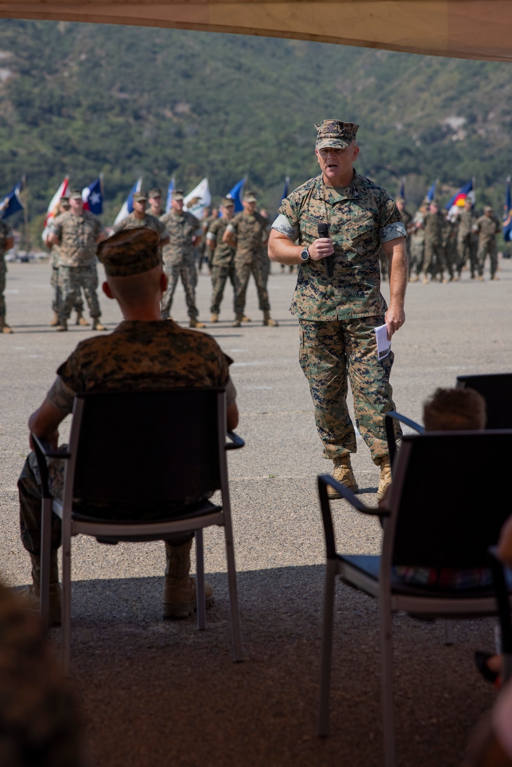 1st Marine Regiment holds relief, appointment ceremony