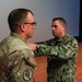 Airforce Captain is Awarded the Seabee Combat Warfare Specialist Pin