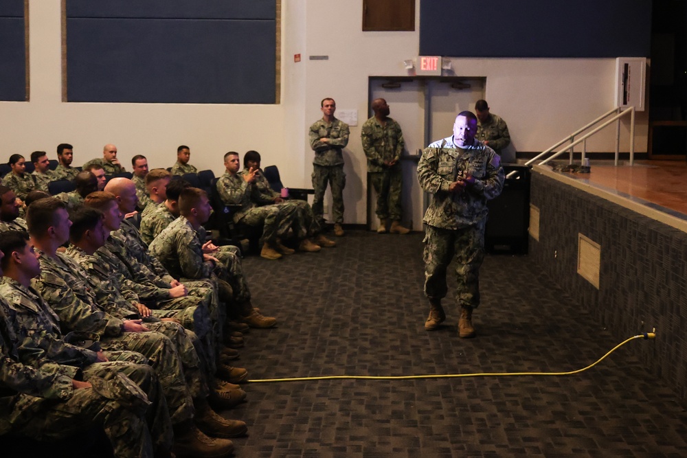 NMCB 4 Attends Post Deployment Homeport Brief