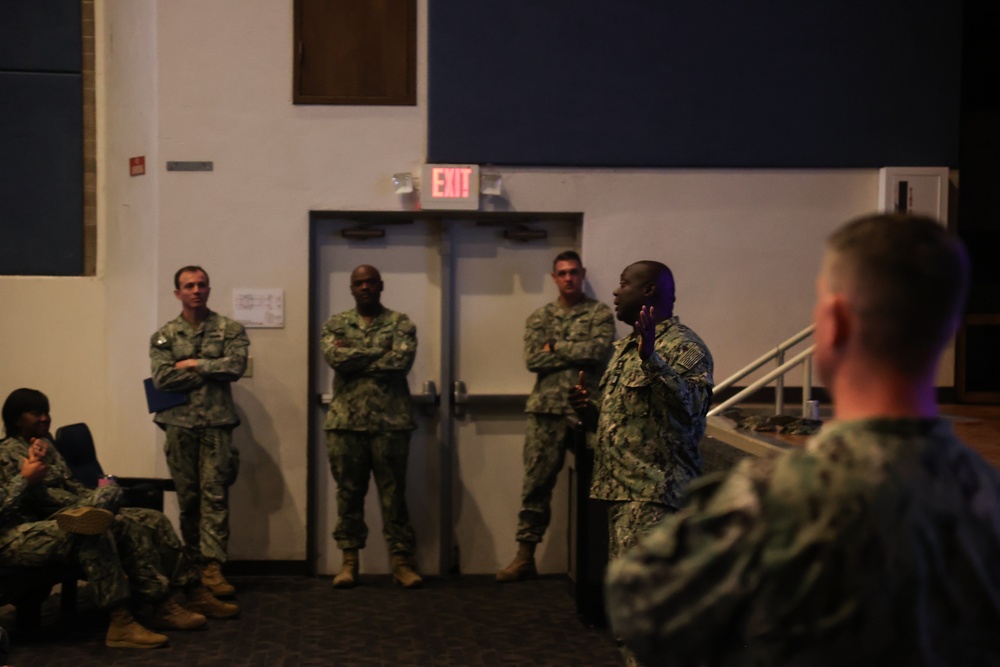 NMCB 4 Attends Post Deployment Homeport Brief