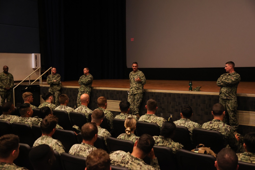 NMCB 4 Attends Post Deployment Homeport Brief