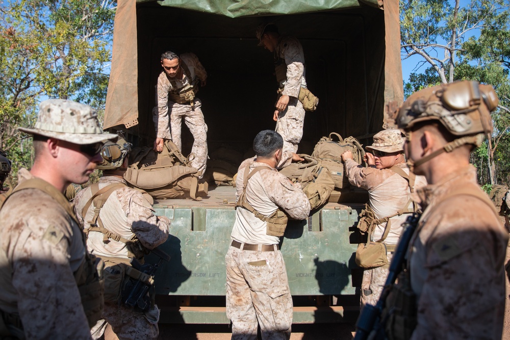MRF-D 24.3: CLB-5 (Rein.) Marines set-up for Exercise Predator’s Run 24